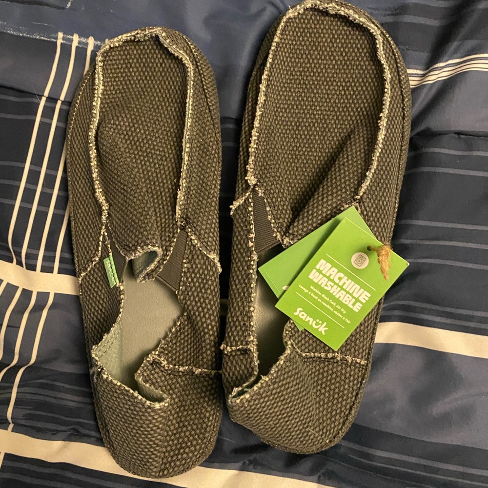 Sanuk summer shoes.